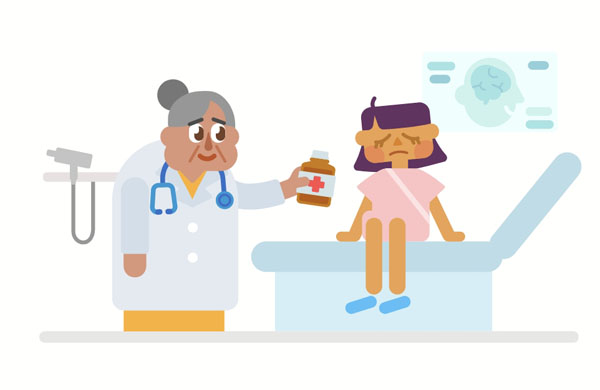 You have a cough, so you need this medicine. I didn’t have an appointment, but fortunately, the doctor was able to help me. Anna felt sick, so she went to the clinic to see a doctor. I have a cold. I can’t eat, drink, or talk too much because my throat hurts.  My doctor advised me to rest and take some medicine.