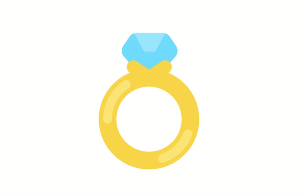 The princess loved wearing shiny things, especially jewelry!  The prince gave her a shiny and bright ring.