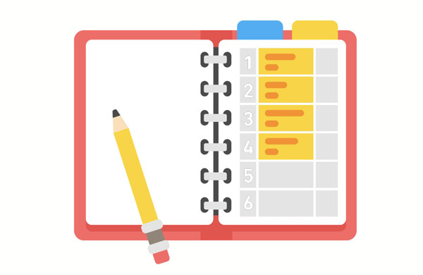 A meeting agenda is a plan of what you will talk about during a meeting.  We had to look at our schedules before we set the date for the party.