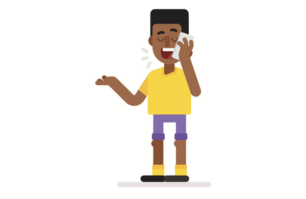 In general, I don’t use social media. I prefer to talk on the phone.