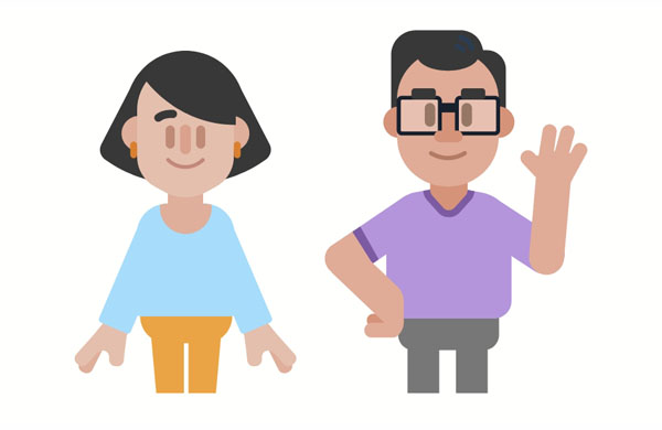 My parents greeted the guests when they arrived at the wedding.