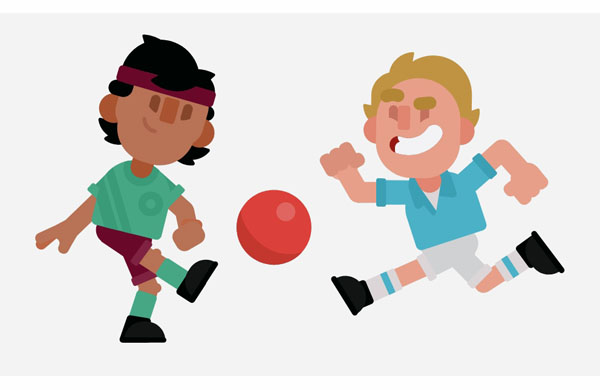 The kids in my neighborhood loved to play soccer in the park near our houses.