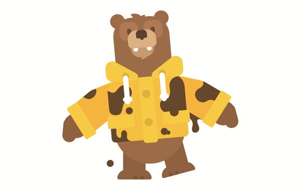 What happened, Mr. Bear? Why do you have dirt on your coat?