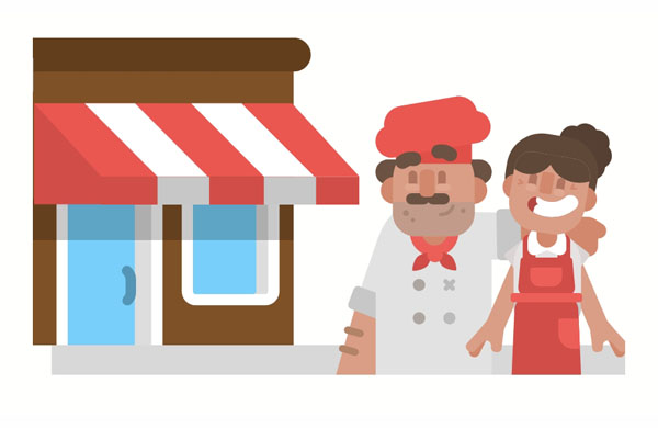 Mike and Amy opened a successful new restaurant last year.