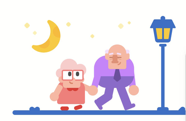 After being married for 60 years, Tom loves and respects his spouse, Marie.  My neighbors plan to relax and enjoy life.  My grandparents’ relationship advice is, Be patient with each other. Don’t get angry about little things.  My grandparents are in a happy mood today.  My grandparents are celebrating their 60th anniversary this year.