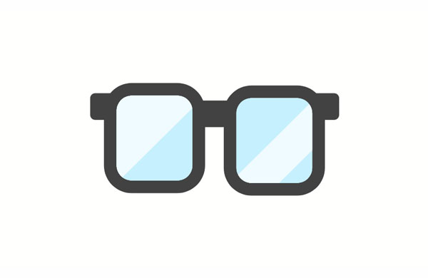 I feel blind without my glasses.