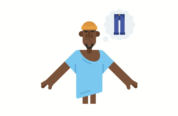 I don’t think I threw away my pants, but I can’t find them!