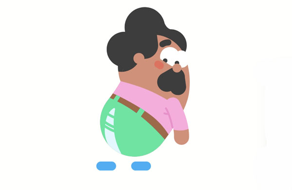 Oh no, Oscar needs new pants. I can see his underwear!  Oscar needs to buy better pants. Those ones tear too easily!  How long has Oscar been wearing those pants? He needs some new ones!