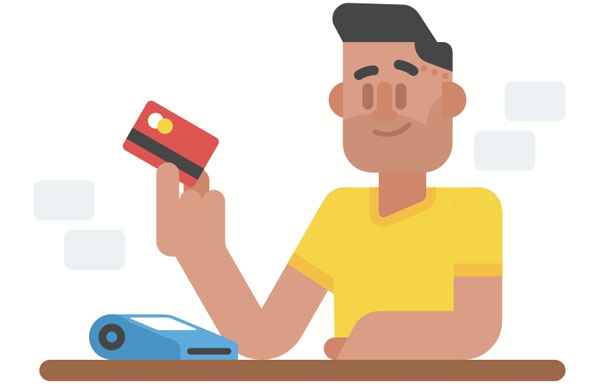 I want to pay for these clothes, but there’s no one at the checkout!  He has to pay an extra fee if he wants to choose his seat on the plane.