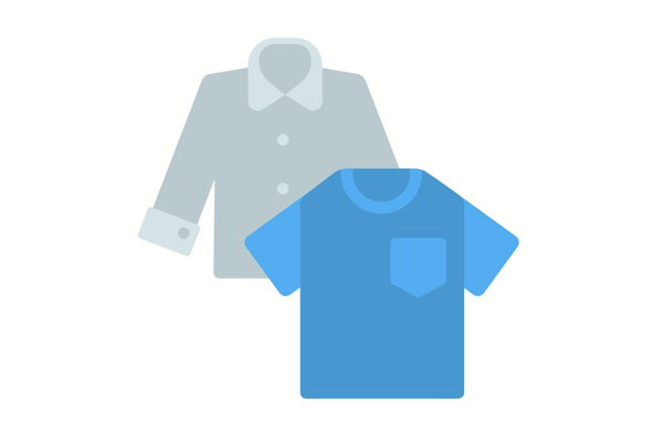 I like shirts made of cotton.  I like the long sleeved shirt.