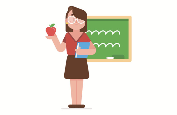 My teacher was very strict in class.