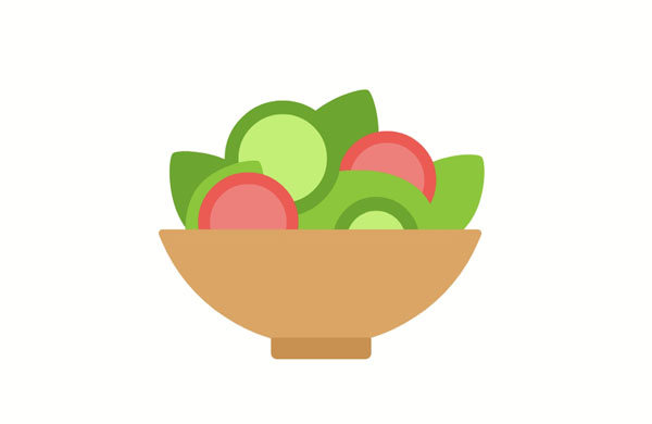 I used to not like spinach, but now I eat it in salad.