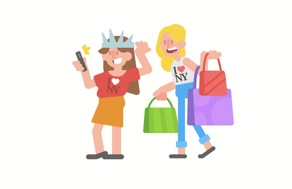 Let’s take a selfie with everything we bought today!