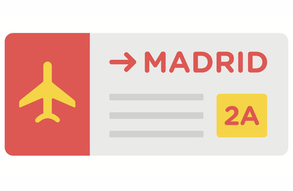 Couldn’t he print his ticket before the flight?