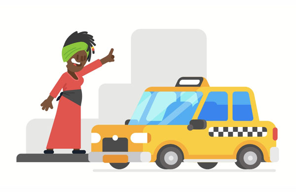 Shouldn’t she take a taxi to the airport?