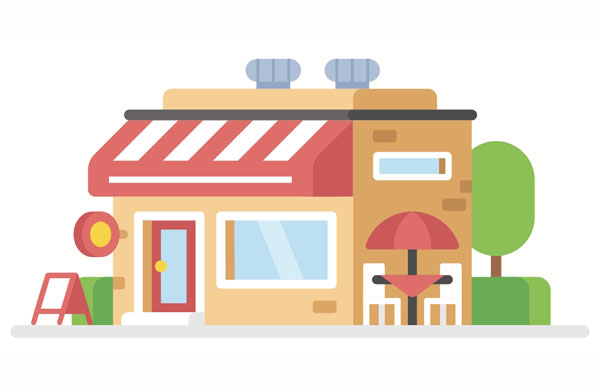 When does the restaurant next to the airport open its front doors to let travelers in?