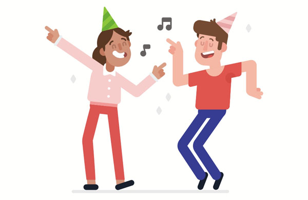 We are here to celebrate and have fun!