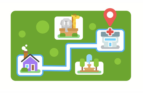 My GPS wasn’t working, so I had to use a regular map instead.