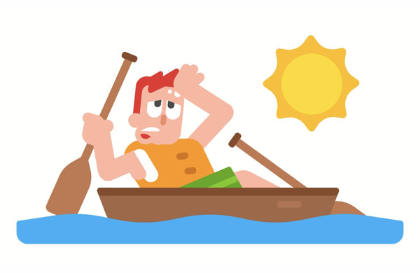 It’s so hot and humid today.