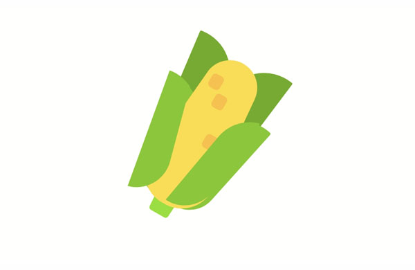 Grandma and I used to grow corn on our farm.  We grew corn in the fields near our house.