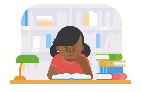 I never used to go outside because I was always studying in the library.  Studying in the library helps me pay attention. It has helped me get good grades all semester!