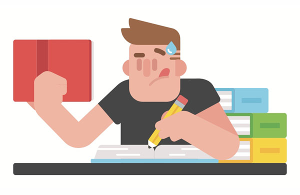 I was a good student! However, Grandma never studied in school. She was a bad student!