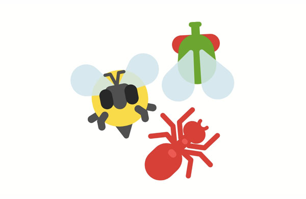 We often saw a fly near the house.  I don’t like bugs, especially ants.