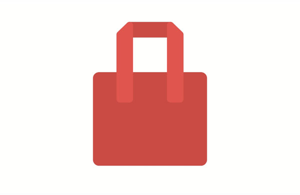 I packed a spare bag in my suitcase.