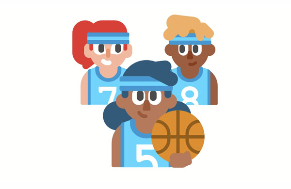 There was a basketball court near our house, so we used to play every week.