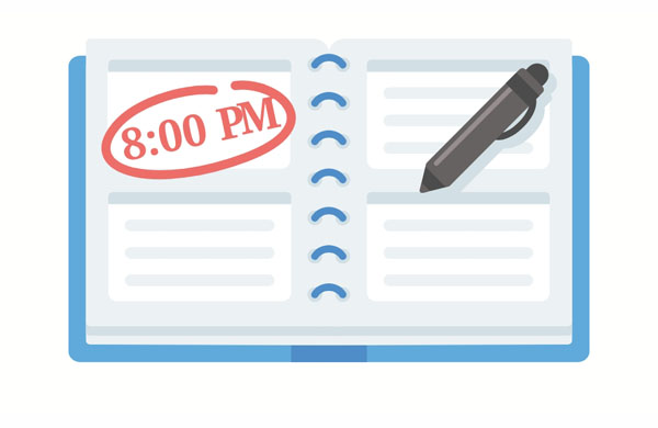 Do you know what time her date is?  We’ve set the date for our arrival in Spain.