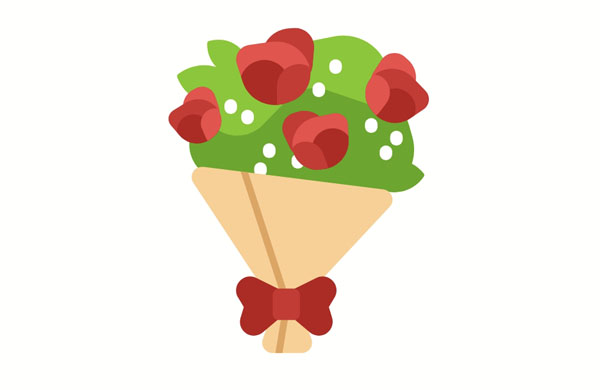 I don’t know why my roommate bought roses. Maybe he has a date!