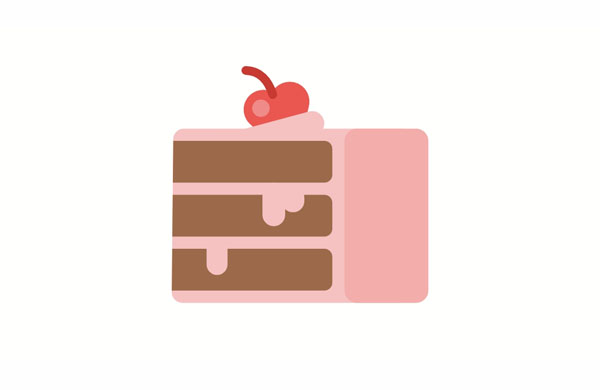 We’re having a party, so Tom brought a cake, which looks delicious.