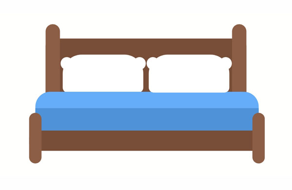 My grandma’s bed is double the size of mine.