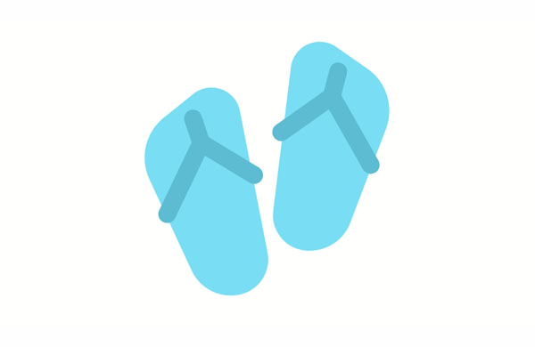 I love taking off my sandals and walking along the beach near my aunt’s house.