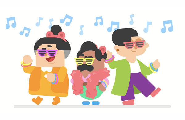 The music festival is very crowded today.