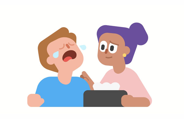 I trust my friend to help me.