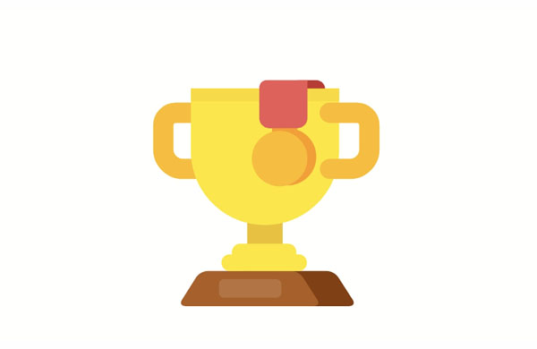 I hope to have success in my job and win a prize one day.