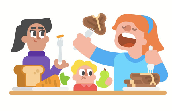 Wow, Lisa’s steak looks delicious. I’ll order some too.