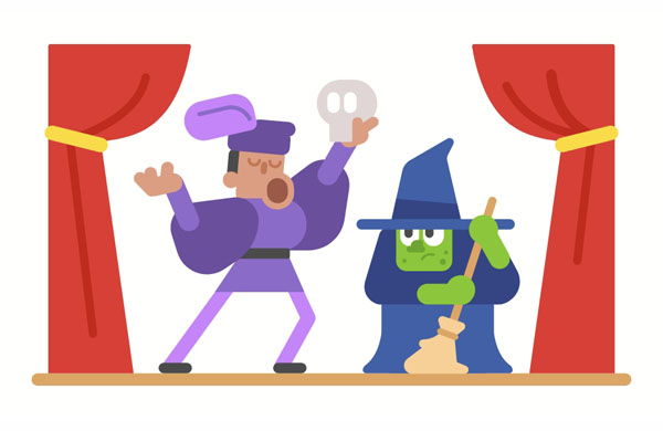 Watching the play was a wonderful experience.  On Halloween, I’m going to wear a witch costume, and my brother will dress like an actor.