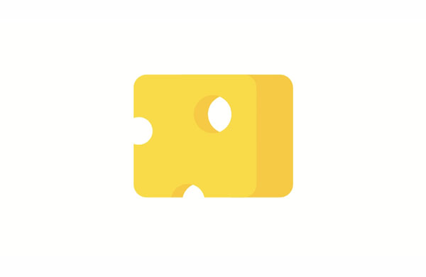 The piece of cheese I ate last night had a lot of holes in it.