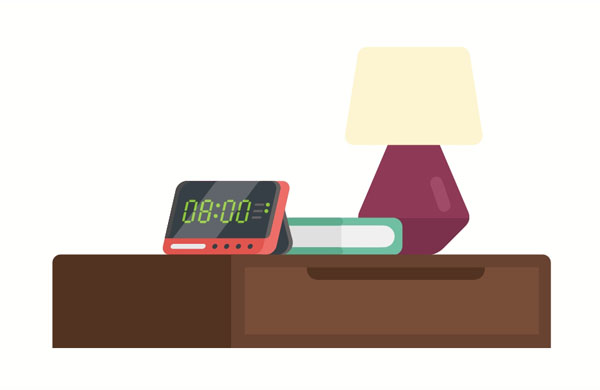 If you are scared of the dark, why don’t you turn on the lamp near your bed?