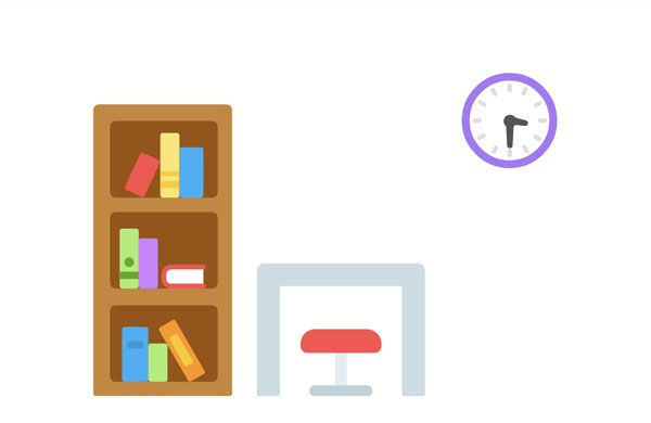 This is just an original desk in a normal office.