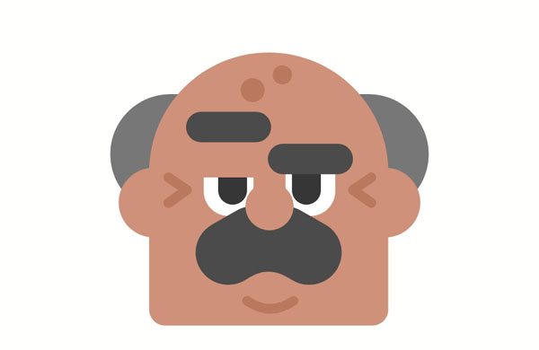 The grandparent loves his grandkid very much.