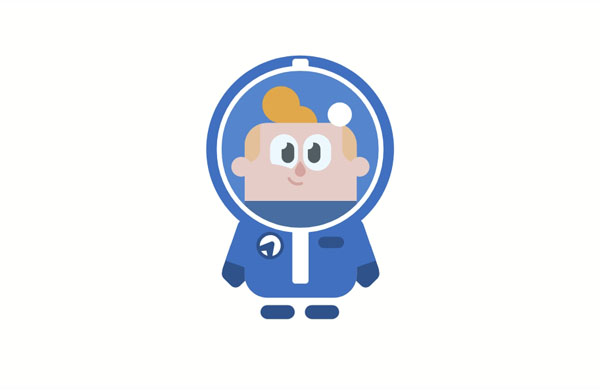 Junior loves his astronaut costume. He wears it everywhere!