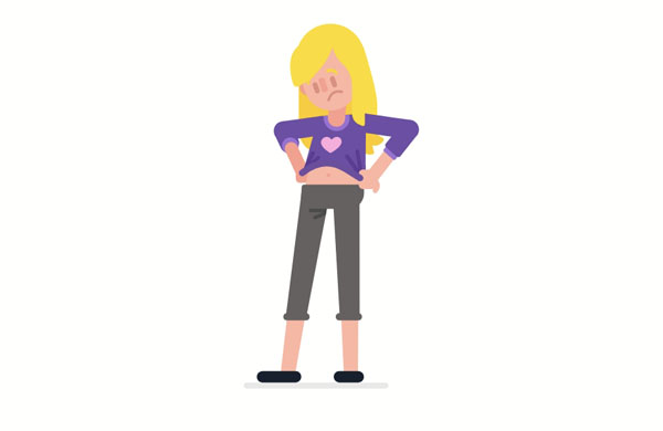 It’s been a long time since this outfit has fit me. Now everything is too short!