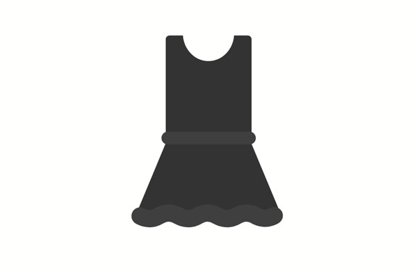 If I wear this dress and some black wings, I’ll look like a bat!