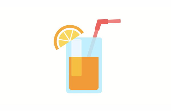 The orange juice was delicious! It was nice and cold.