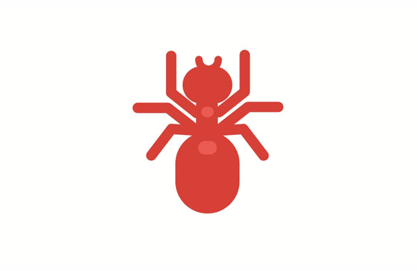 A huge red ant was climbing up my leg while I was hiking!