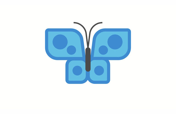 Did you see that butterfly? It had blue wings!