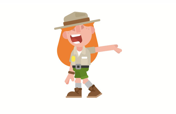 Stay close to the path so you don’t get lost in the mountains.